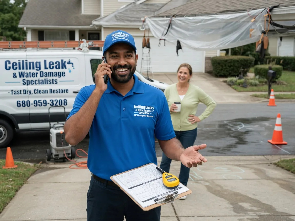 Ceiling Leak Cleanup Michigantown, IN FAQs